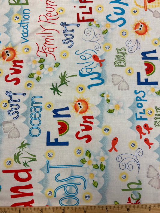 Celebrate Summer Words Multi