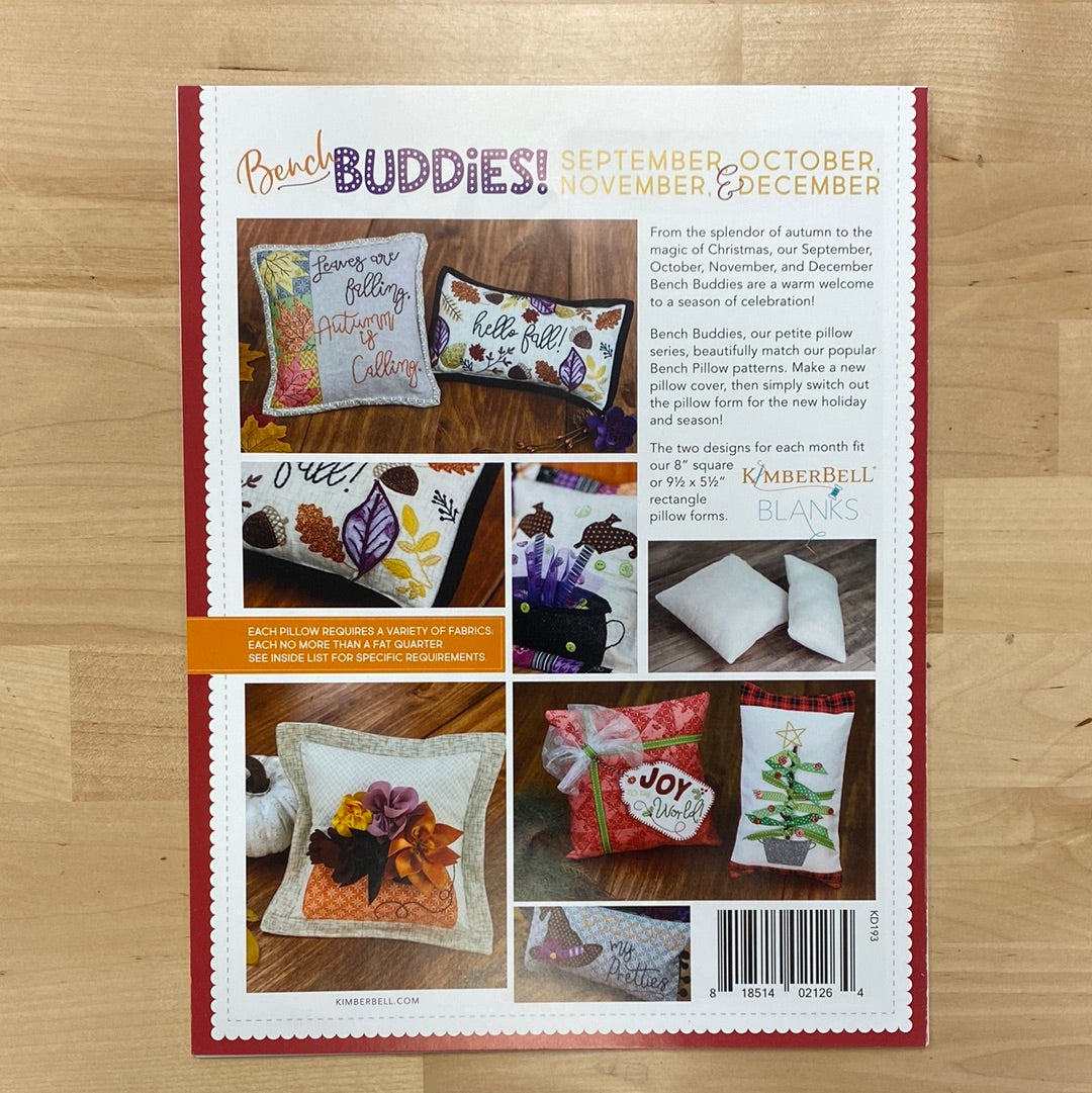 Bench Buddies - Sewing Version