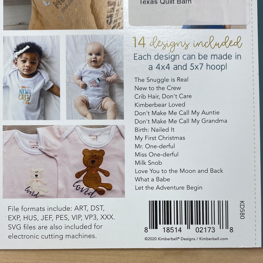 The Snuggle is Real Petite Appliques (KD580)