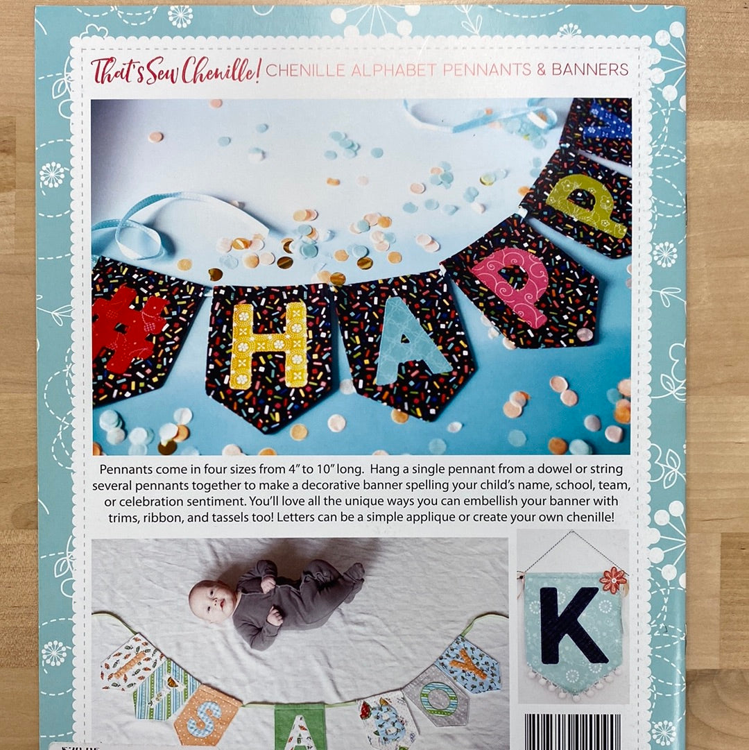That’s So Chenille: Alphabet Pennants & Banners - Sewing Version KD719
