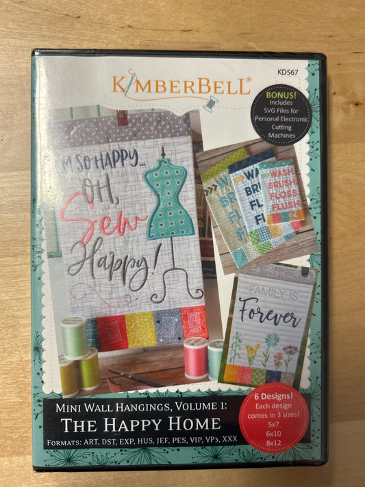 Mini Wall Hangings, Volume 1: The Happy Home (KD567)