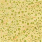 Batik - Cream/Green Starburst (6157)
