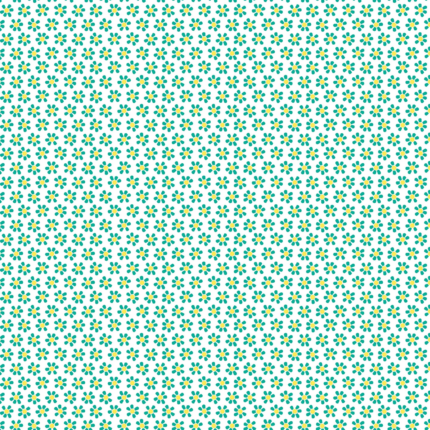 Mini Daisy - White Turquoise (13385-83)