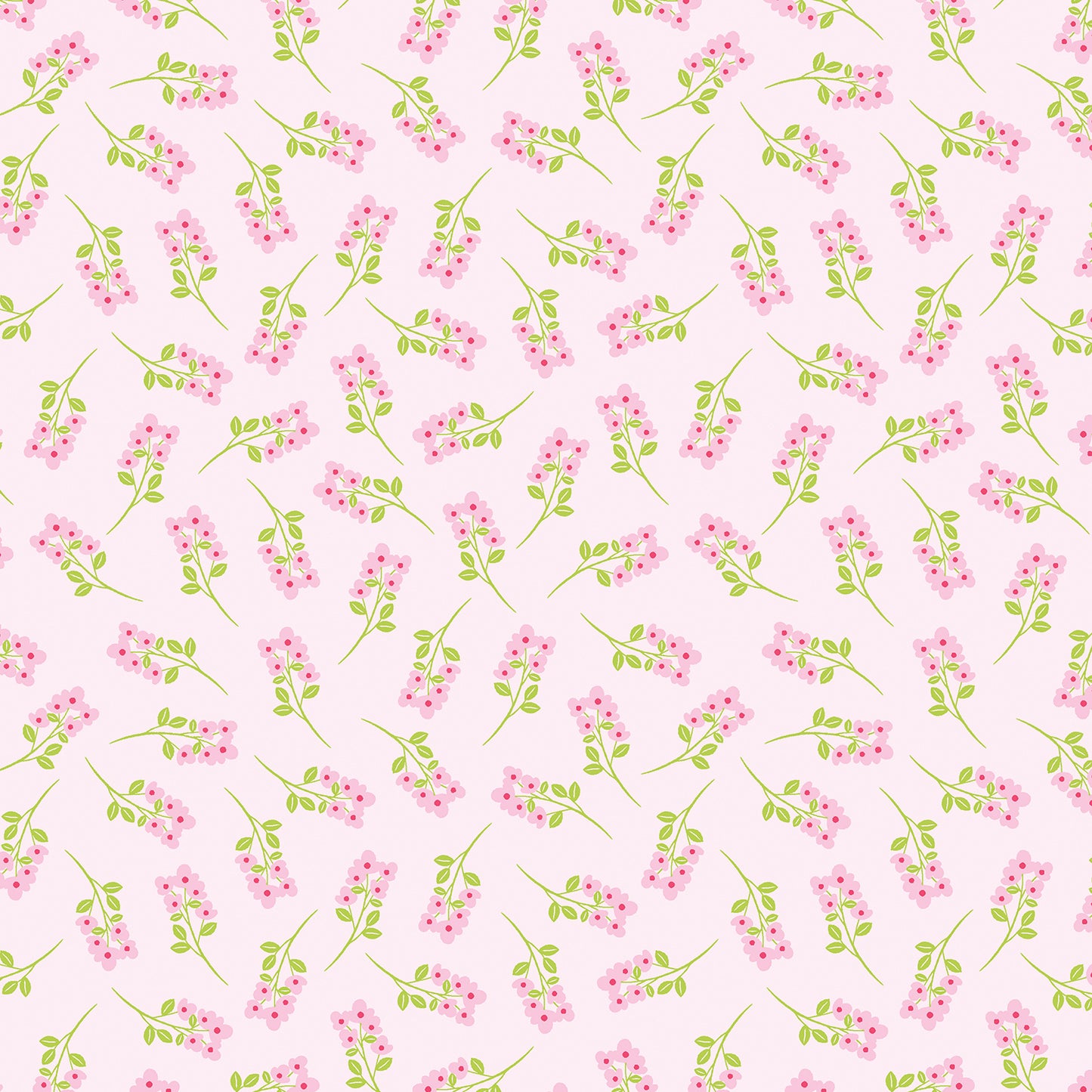 Sprigs - Light Pink (13382-01)