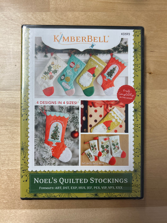 Noel’s Quilted Stockings (KD593)
