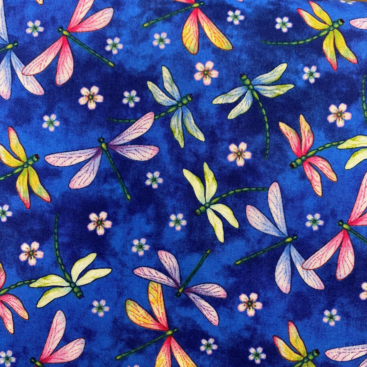 Dragonflies on Blue