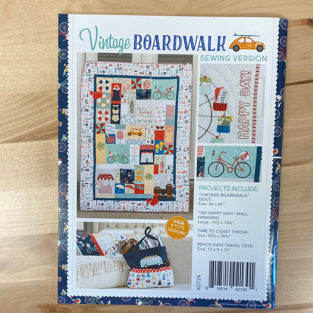 Vintage Boardwalk Feature Quilt - Sewing Version