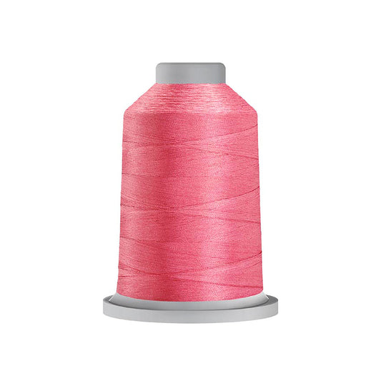 Glide trilobal polyester 40 wt. thread in Pink - 70189 ; Photo shows pink spool of thread.