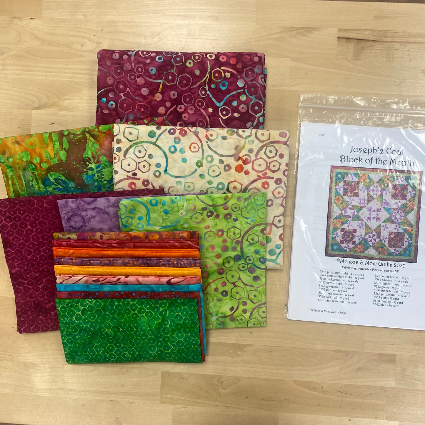 Joseph's Coat Quilt Kit