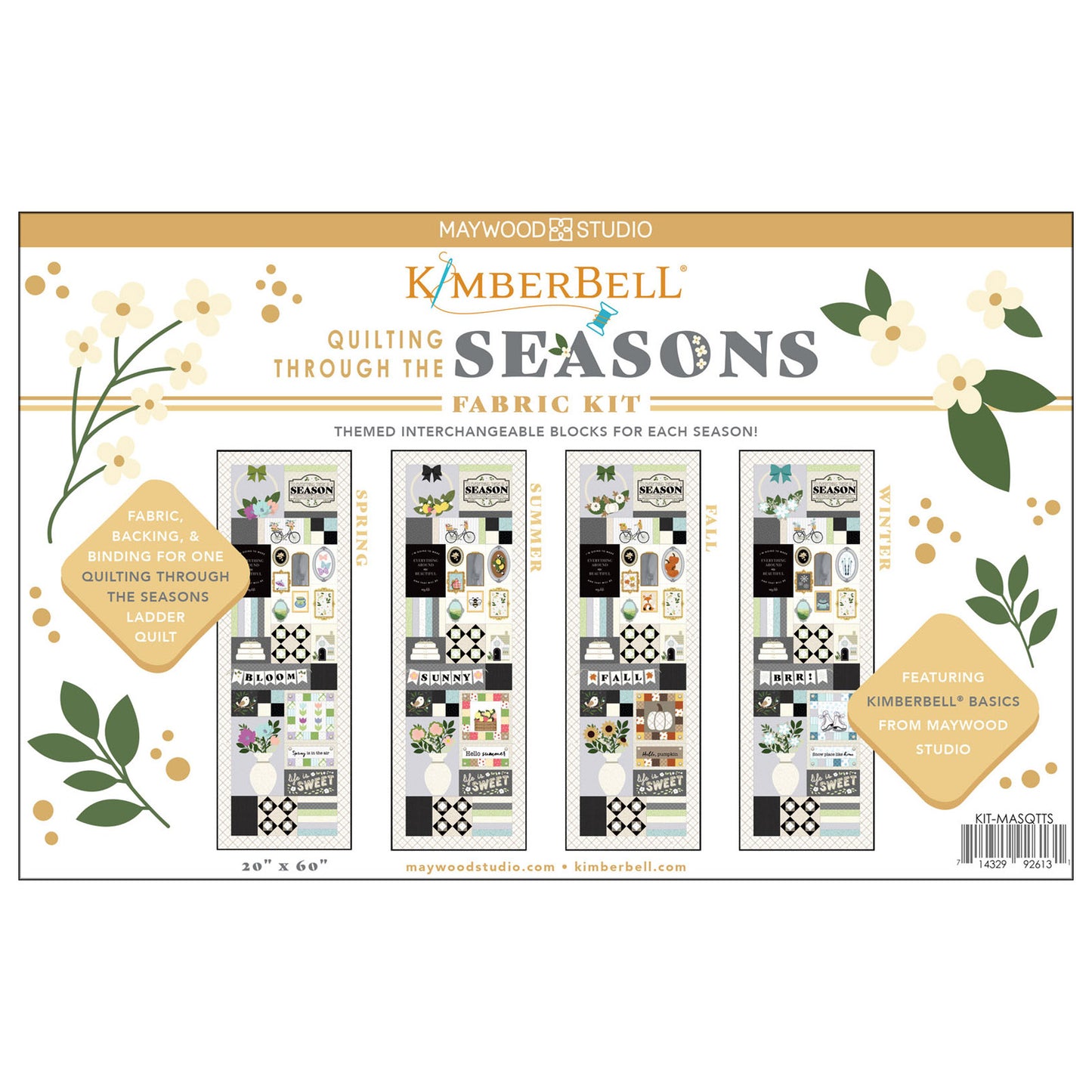 Quilting Through the Seasons Fabric Kit