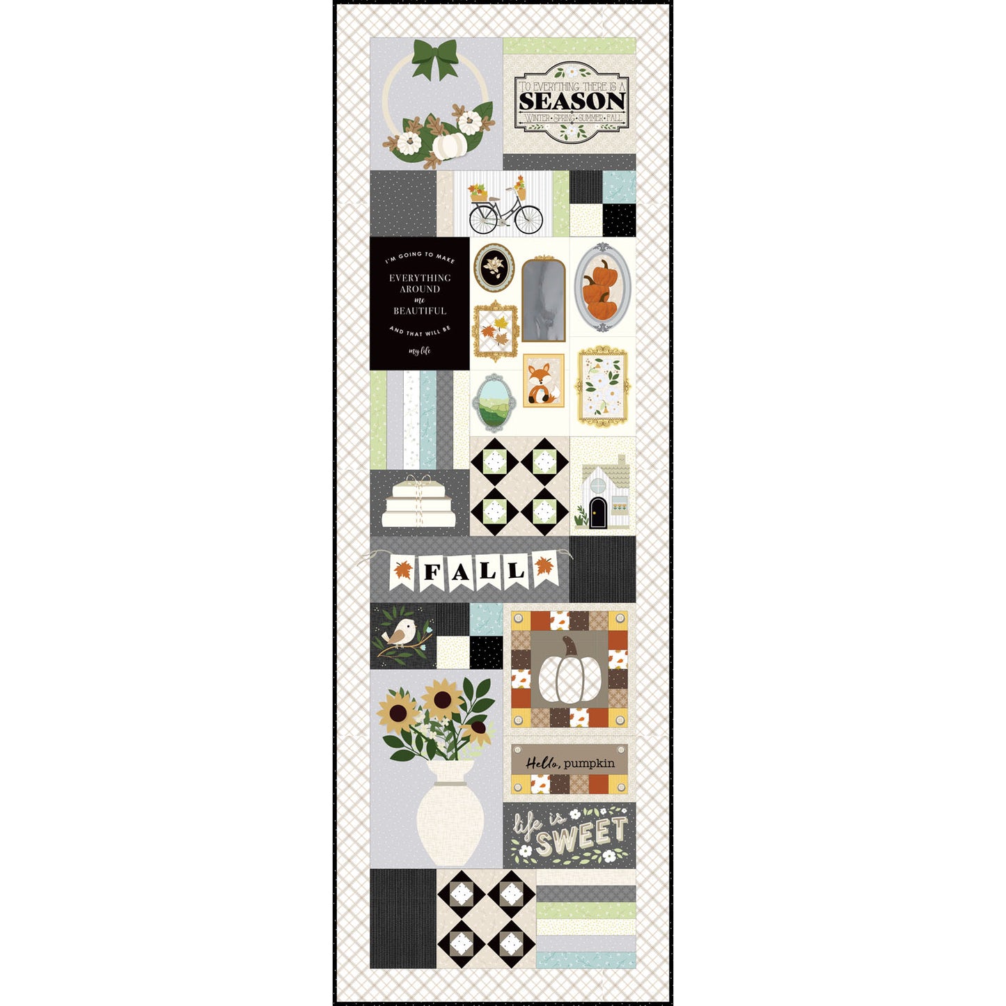 Quilting Through the Seasons Fabric Kit