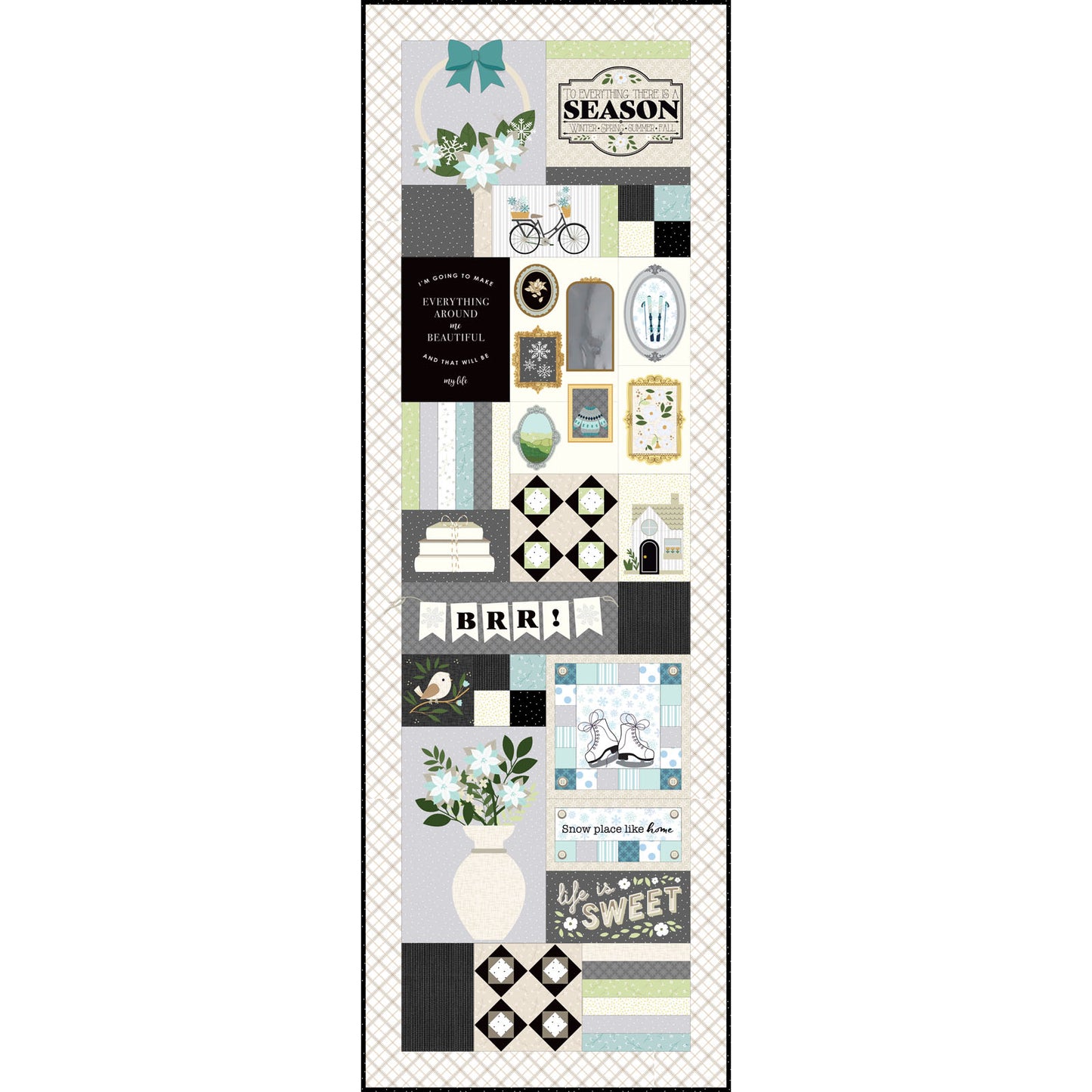 Quilting Through the Seasons Fabric Kit