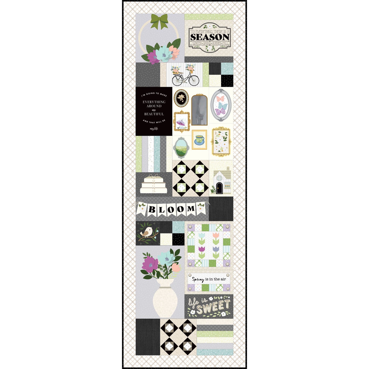 Quilting Through the Seasons Fabric Kit