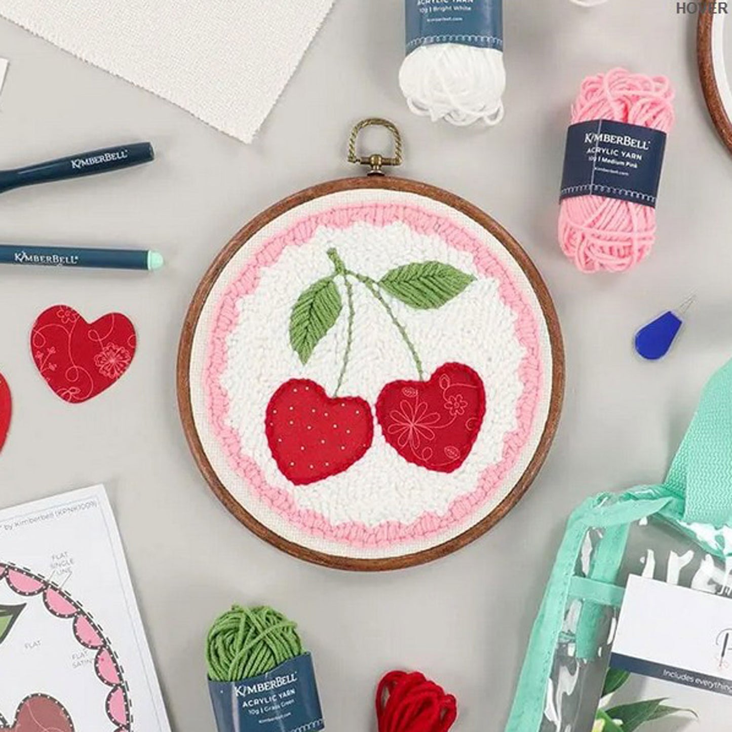 Punch Needle Embroidery Kit: Life is Cherry Sweet (KPNK1009)