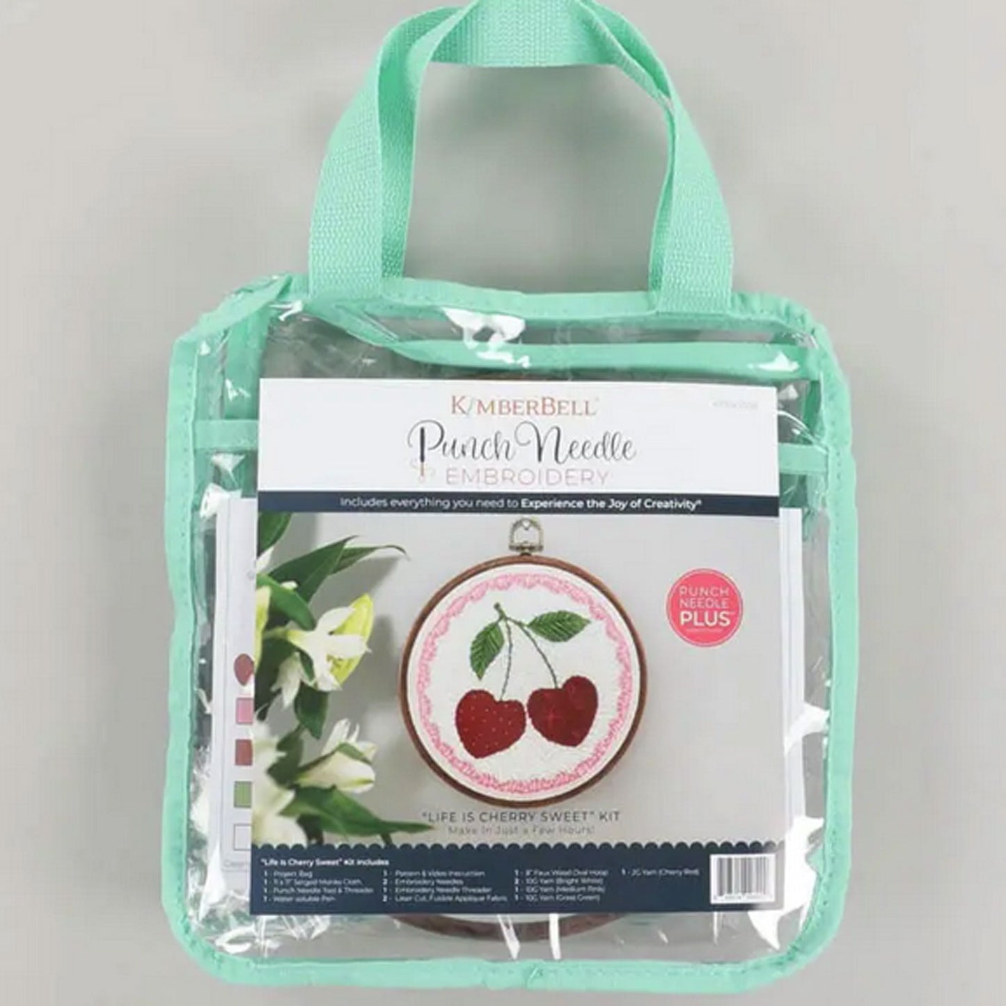 Punch Needle Embroidery Kit: Life is Cherry Sweet (KPNK1009)