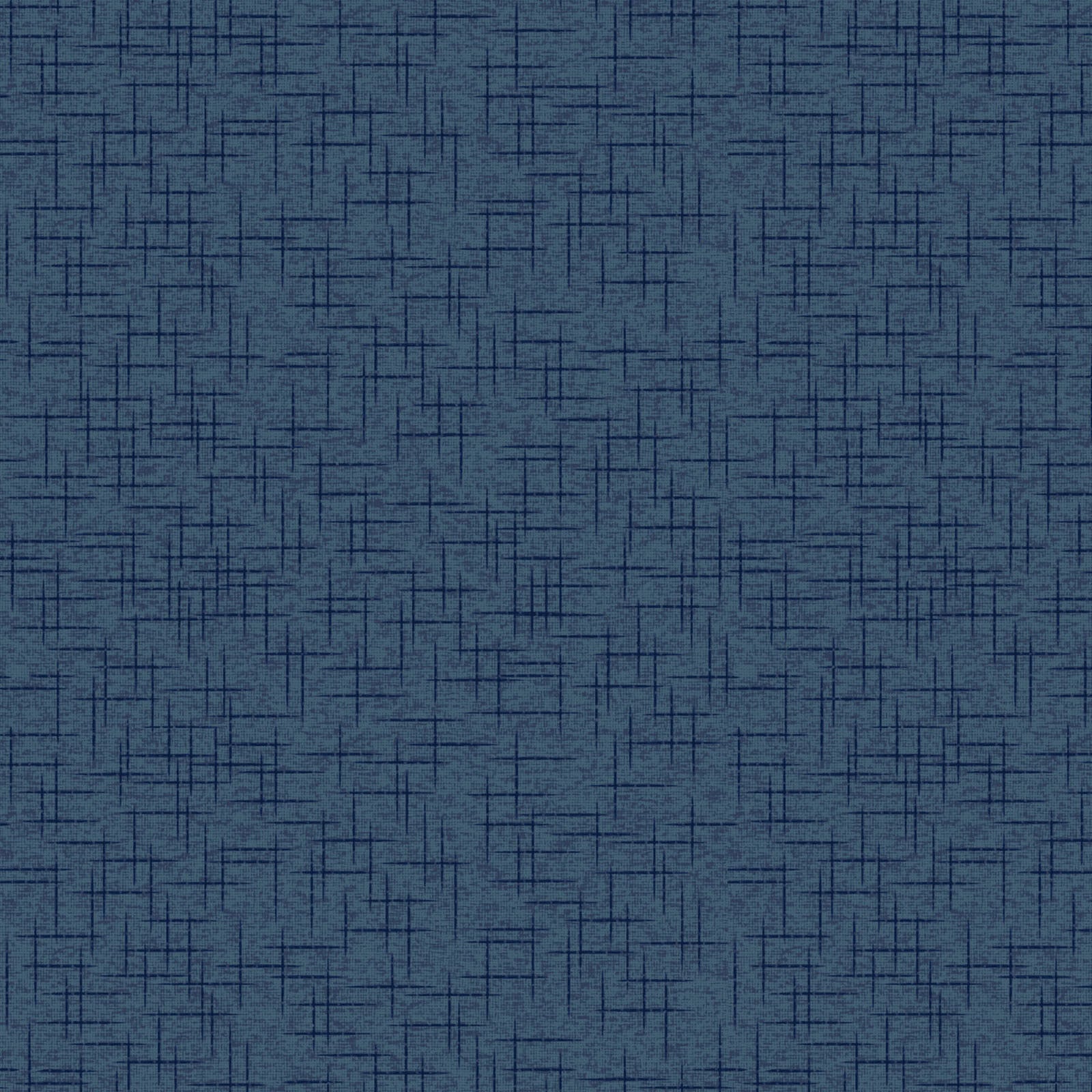 Linen texture in navy is part of the Kimberbell Basics line designed by Kimberbell for Maywood Studio. This fabric features navy tone on tone linen texture, making it the perfect blender to use in any quilting project. The photo is a swatch that shows the detail of the tone on tone hash mark detail.