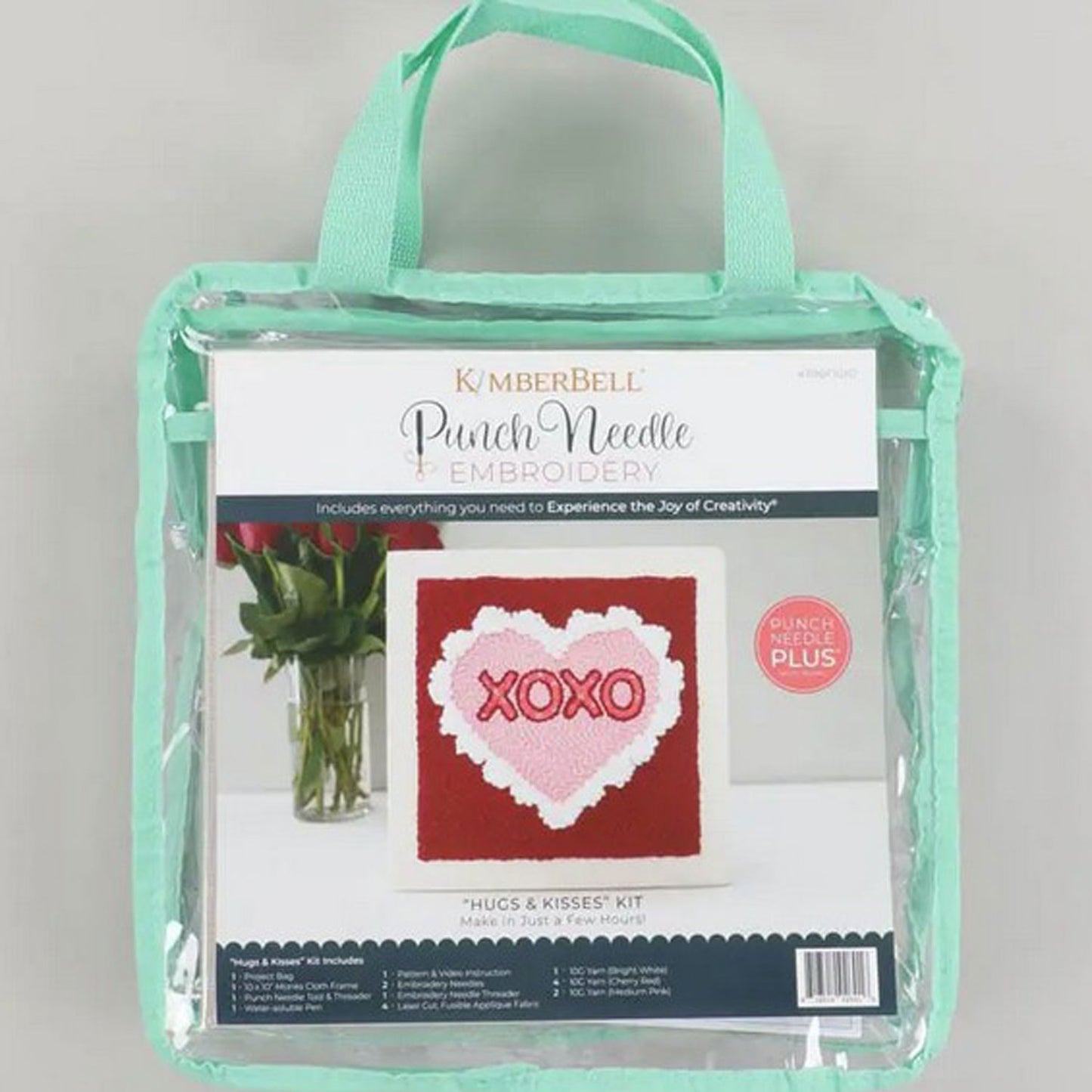 Punch Needle Embroidery Kit: Hug & Kisses (KPNK1010)