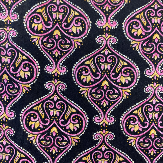 Mandala Pear - Orange and Pink