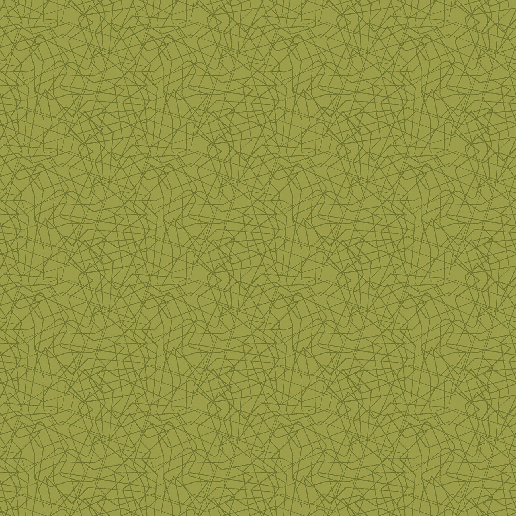 Threaded Lines in green (13267-44) is from Stitchy by Christa Watson for Benartex. The Threaded Lines print in the darkest and most saturated color in the line, and features tone-on-tone lines reminiscent of loose threads all over the fabric. This non-directional pattern provides a dark fabric in the line, but it isn't busy so the color really shines through.