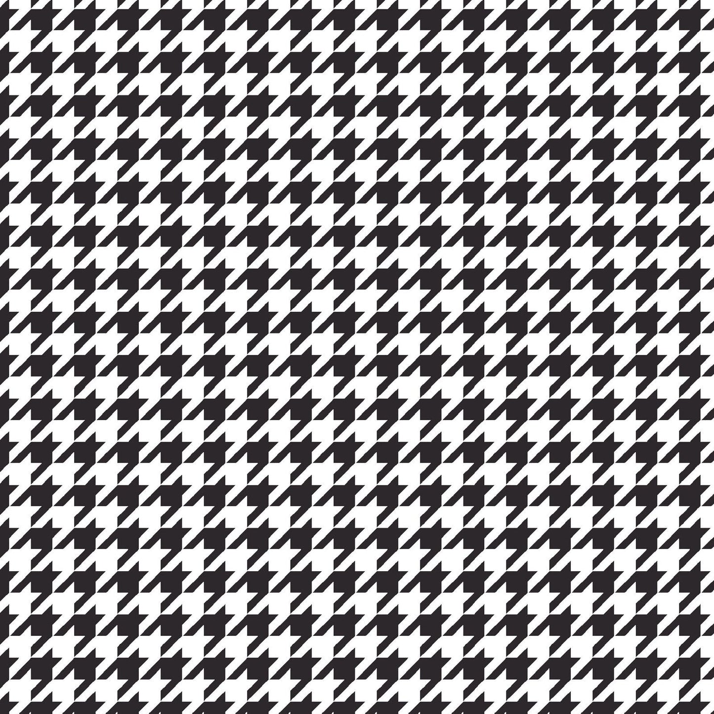 Black on White Houndstooth (MAS8206-J) from the Kimberbell Basics line designed by Kim Christopherson for Maywood Studio. This fabric features a small black houndstooth print on a white background and is a fantastic choice for adding texture and color to a quilt.