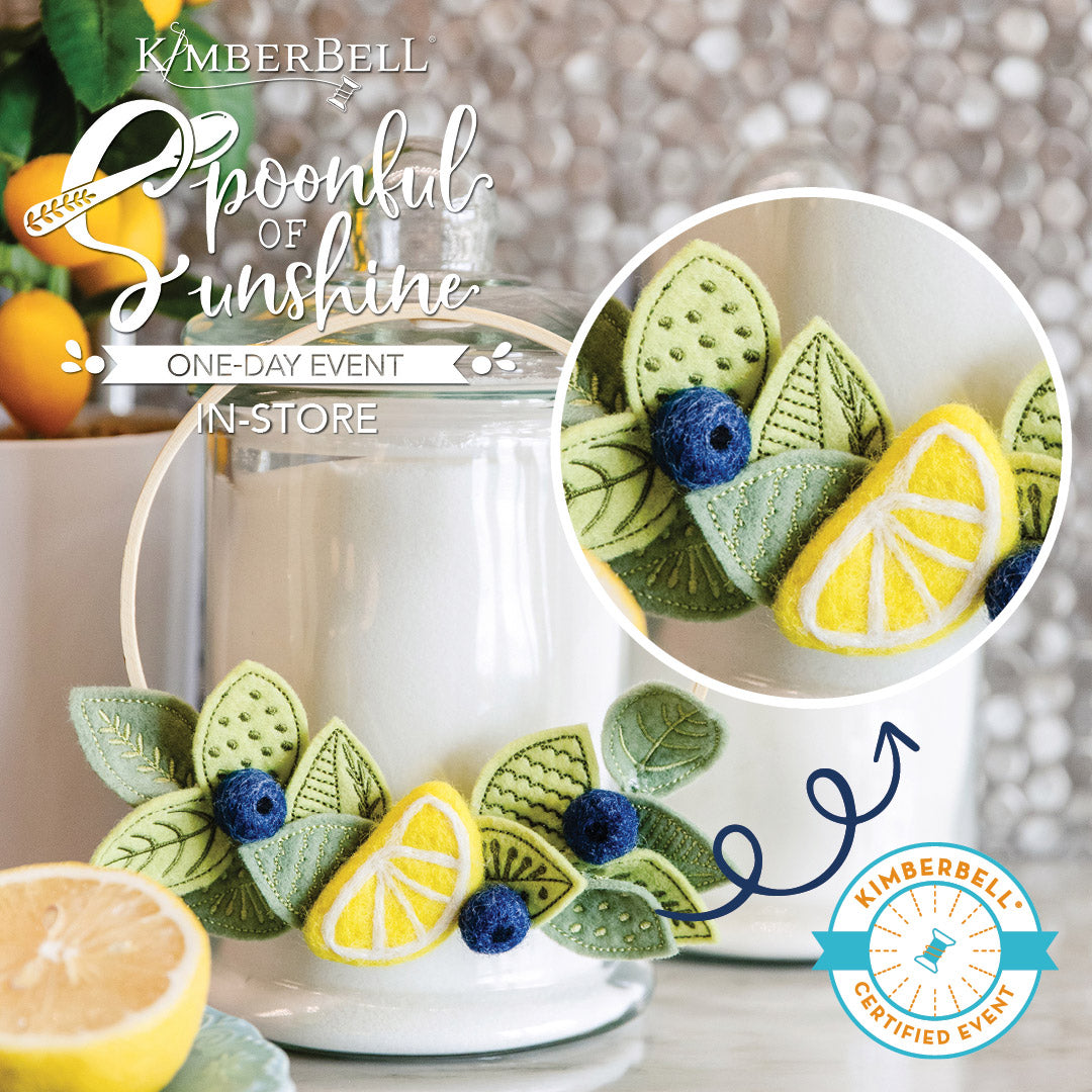 Spoonful of Sunshine Machine Embroidery Event