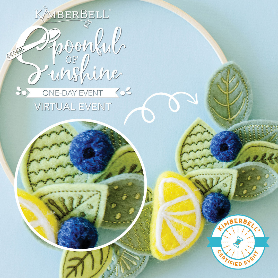 Spoonful of Sunshine Machine Embroidery Event