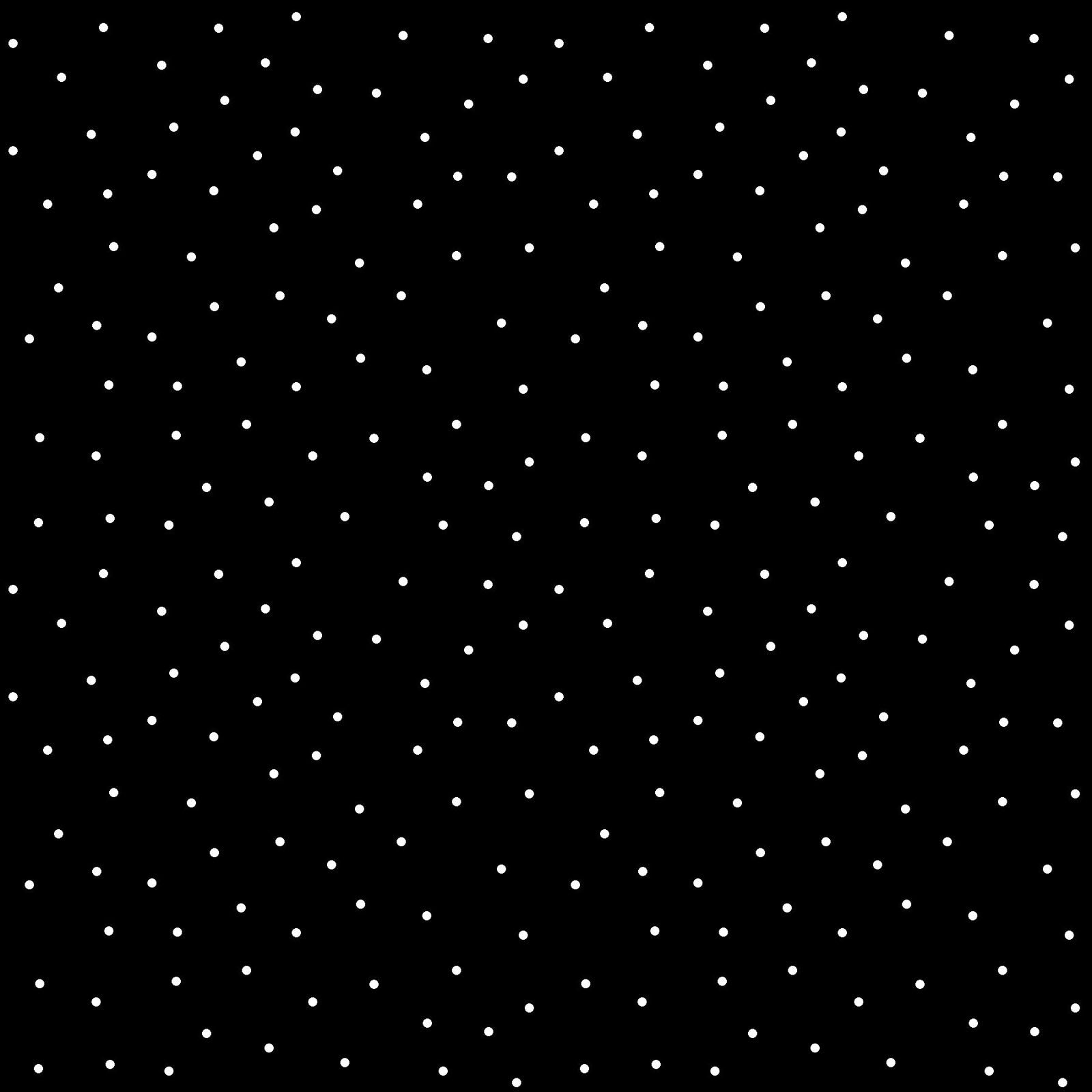 Tiny Dots is part of the Kimberbell Basics line designed by Kim Christopherson for Maywood Studio. This fabric features tiny white dots on a black background in a random pattern. It is perfect as a background for adding a little bit of color without detracting from any object appliqued, embroidered, or pieced along with it.