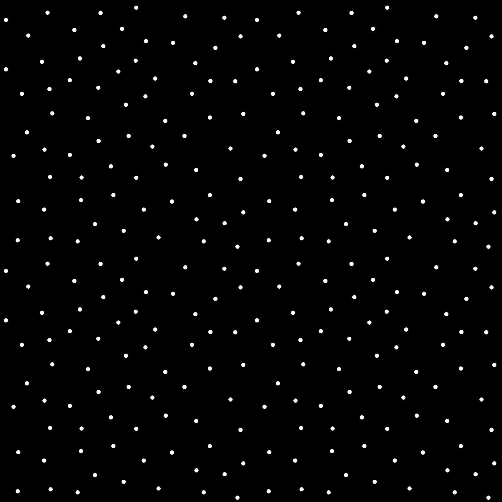 Tiny Dots is part of the Kimberbell Basics line designed by Kim Christopherson for Maywood Studio. This fabric features tiny white dots on a black background in a random pattern. It is perfect as a background for adding a little bit of color without detracting from any object appliqued, embroidered, or pieced along with it.