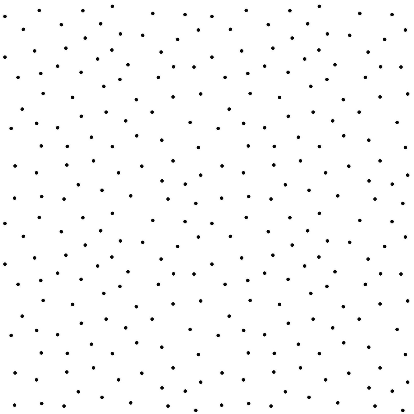 Tiny Dots is part of the Kimberbell Basics line designed by Kim Christopherson for Maywood Studio. This fabric features tiny black dots on a white background in a random pattern. It is perfect as a background for adding a little bit of color without detracting from any object appliqued, embroidered, or pieced along with it.