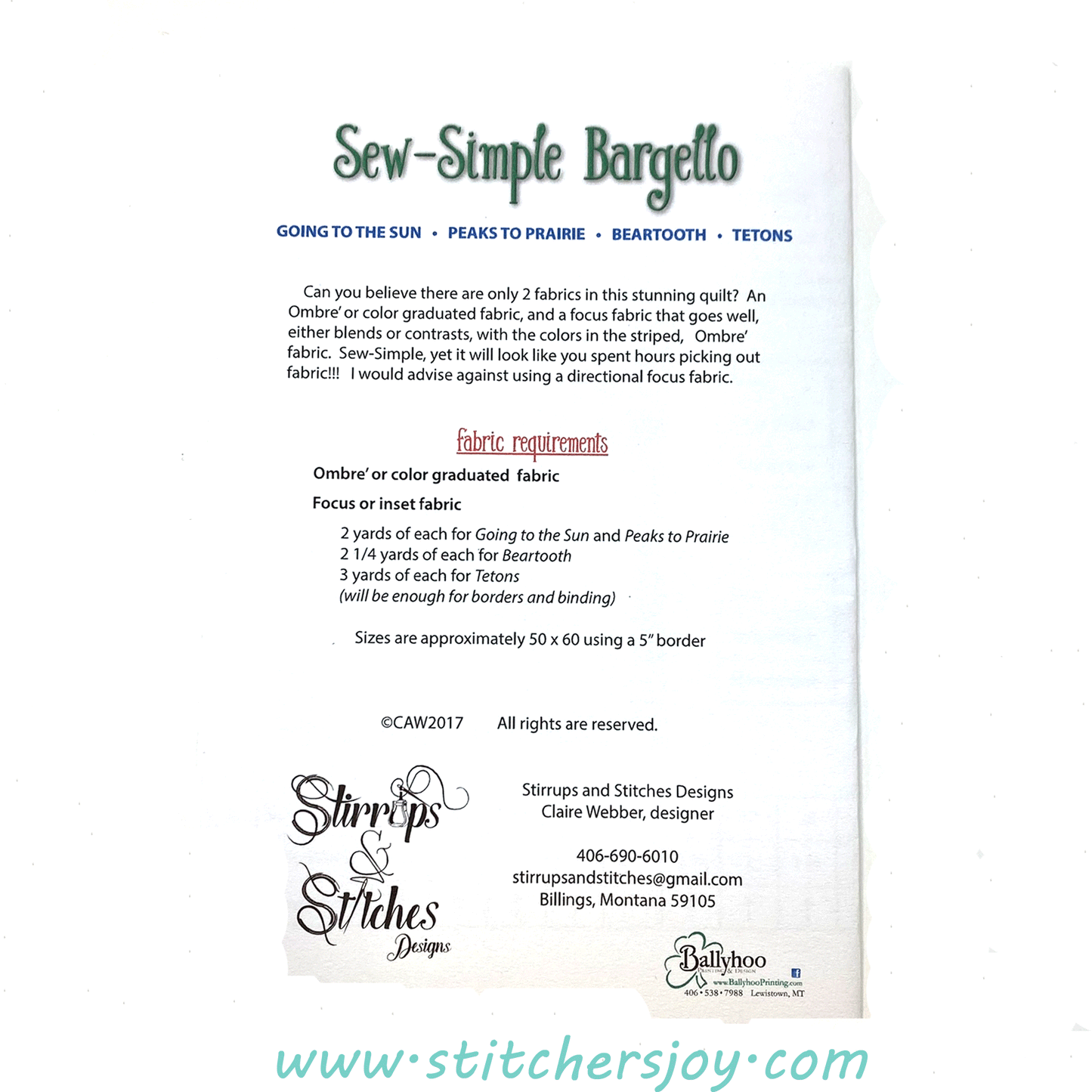 Sew-Simple Bargello Sewing Patterns