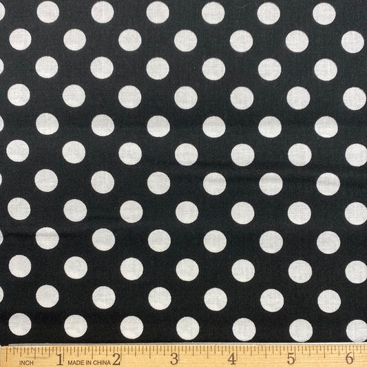 Black Large White Dots - Kimberbell Basics (MAS8216-J) - End of Bolt 2