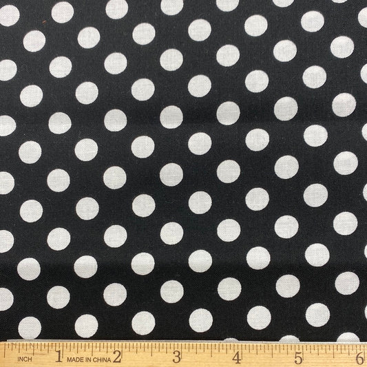 Black Large White Dots - Kimberbell Basics (MAS8216-J) - End of Bolt 4