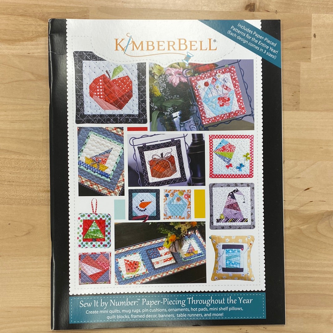 If you love paper-piecing or want to learn it for the first time, this book is for you! The monthly projects are perfect for pin cushions, mug rugs, hot pade, shelf pillows, mini quilts, and more! Pattern also includes and easy, no-fail method for quilting each block. Photo shows product front