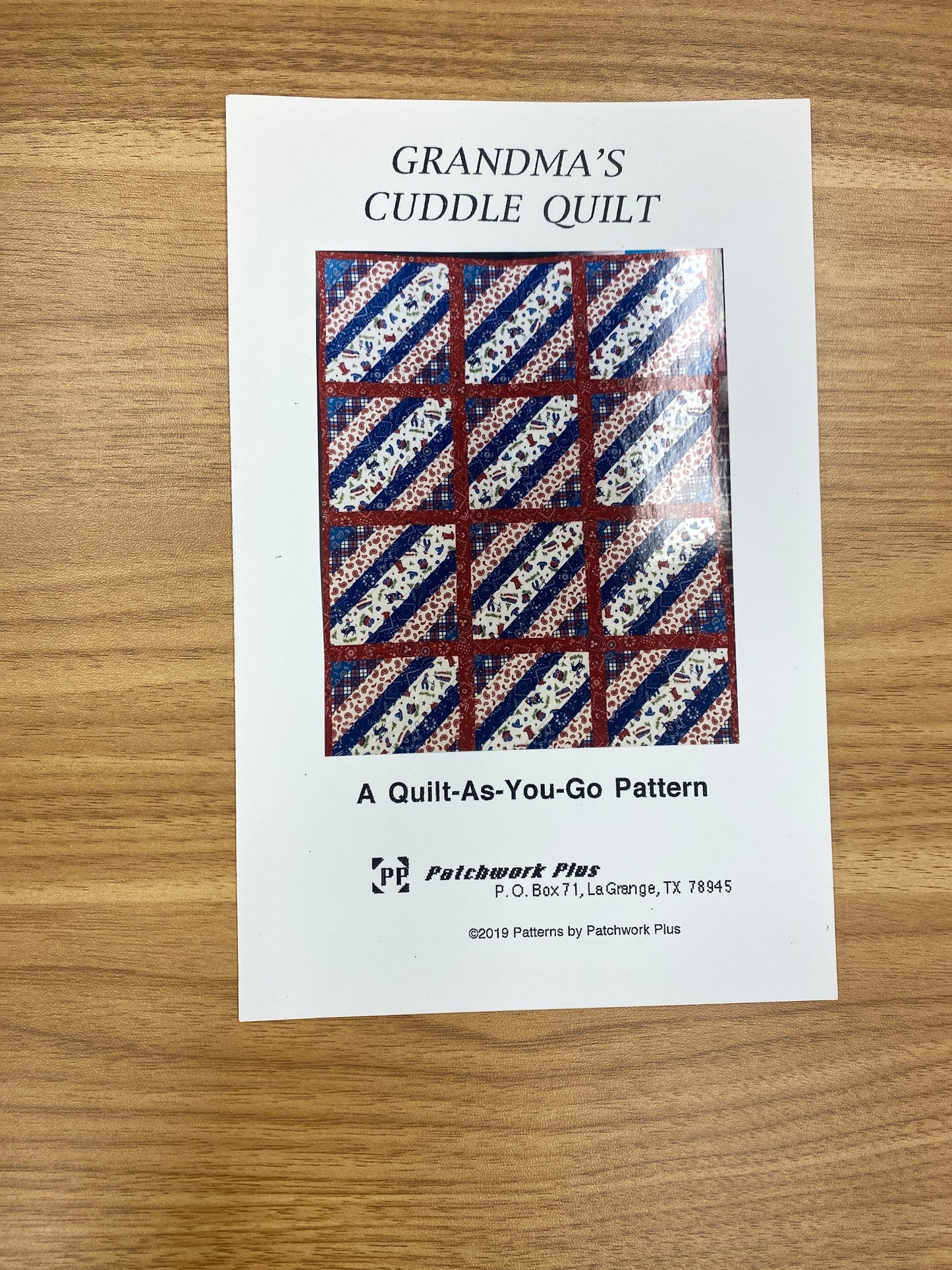 Grandma's Cuddle Quilt Pattern