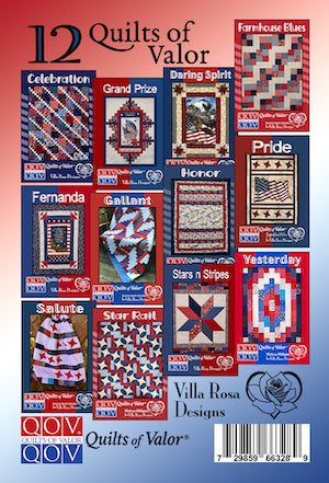Quilts of Valor - 12 Assorted Patterns