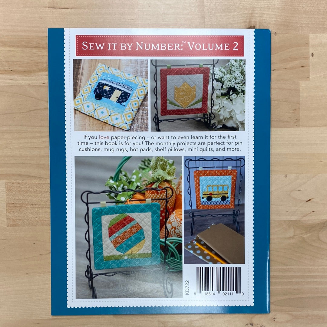 If you love paper-piecing or want to learn it for the first time, this book is for you! The monthly projects are perfect for pin cushions, mug rugs, hot pade, shelf pillows, mini quilts, and more! Pattern also includes and easy, no-fail method for quilting each block.