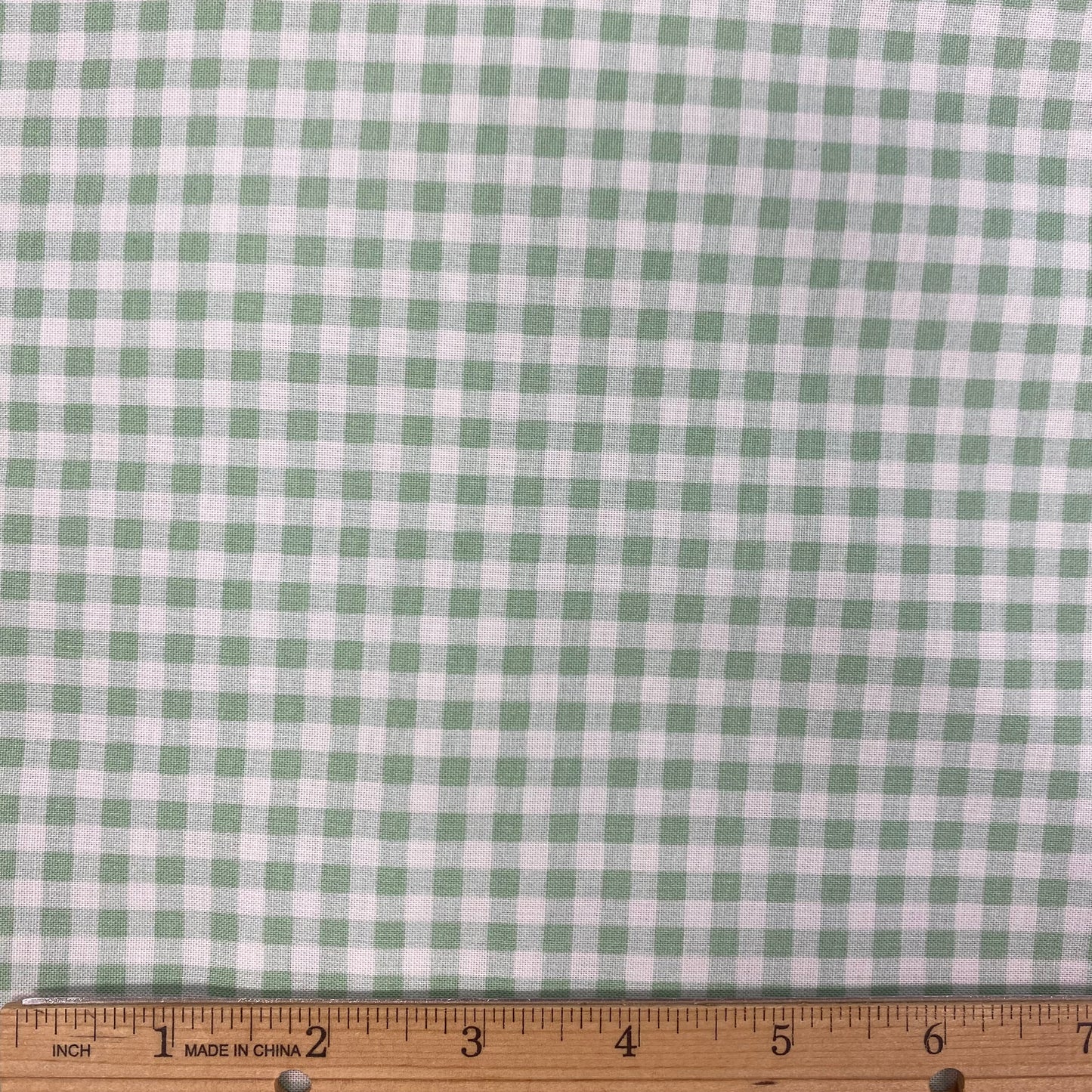 Not Too Shabby Gingham Green