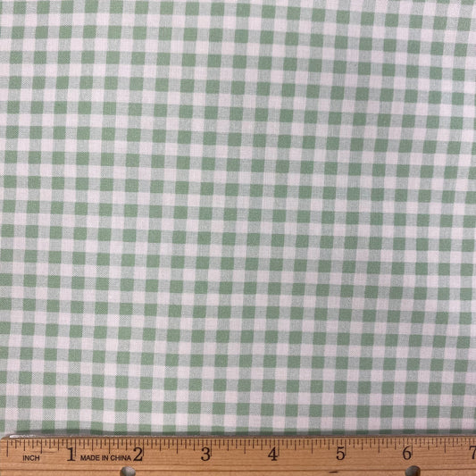 Not Too Shabby Gingham Green