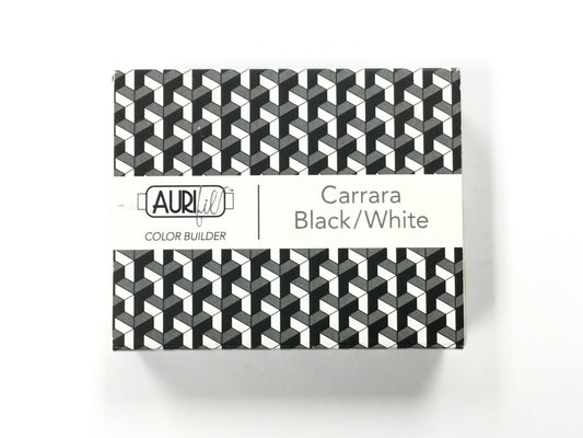 Aurifil Color Builder - Carrara Black/White
