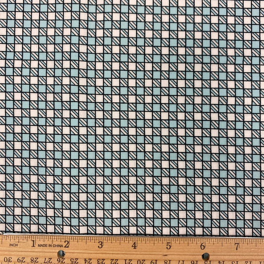 Glamping Gypsies Gingham Teal