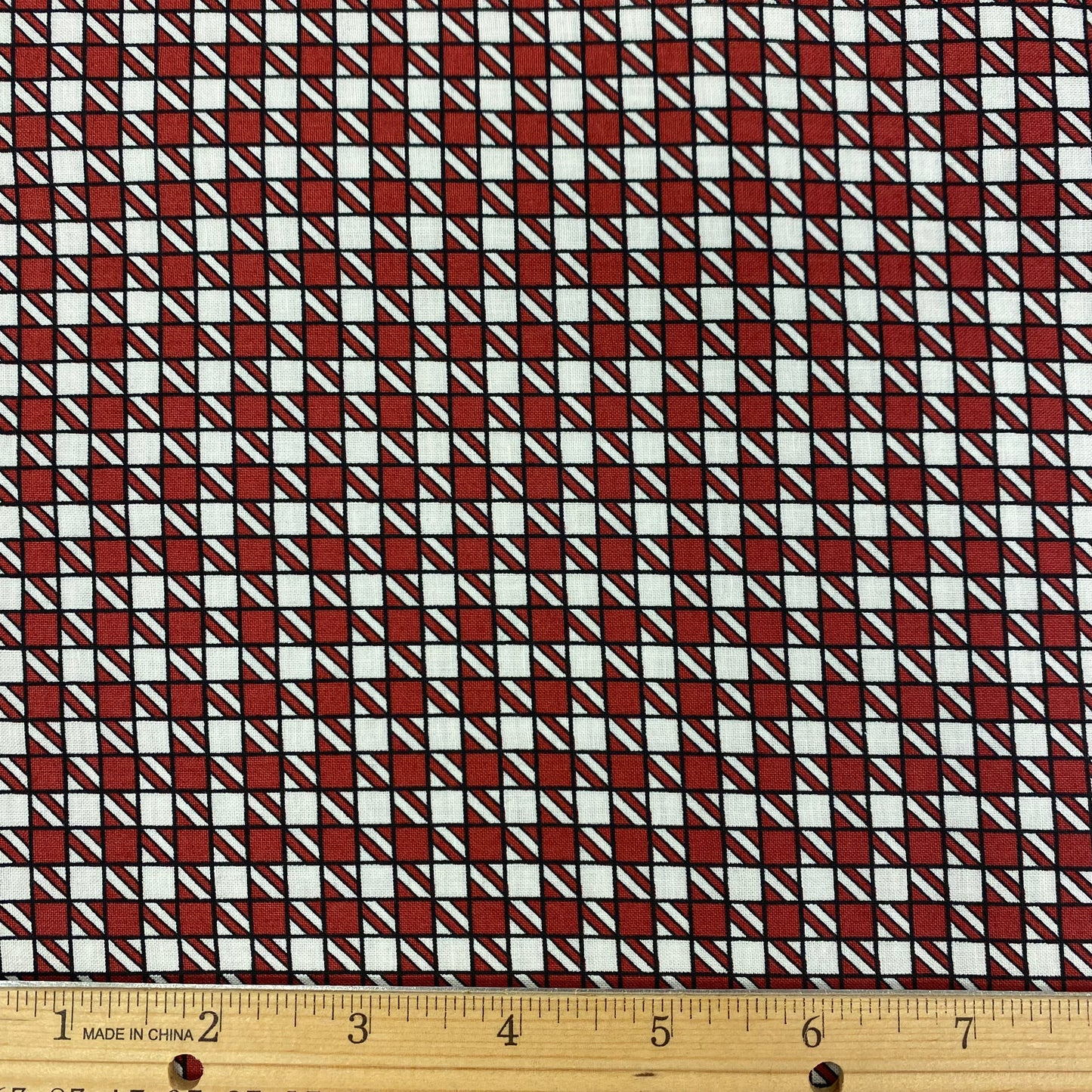 Glamping Gypsies Gingham Red