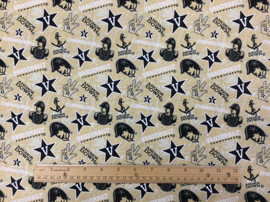 Vanderbilt All-Over Print - 100% Cotton Fabric