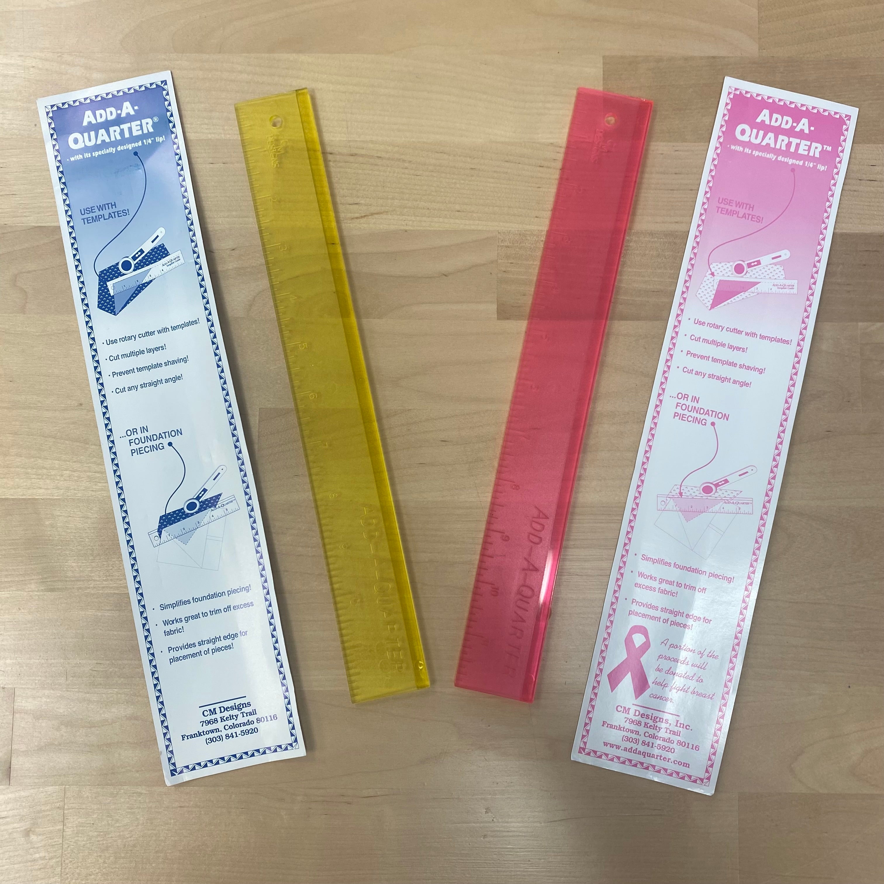 Add-A-Quarter Ruler – Stitcher's Joy