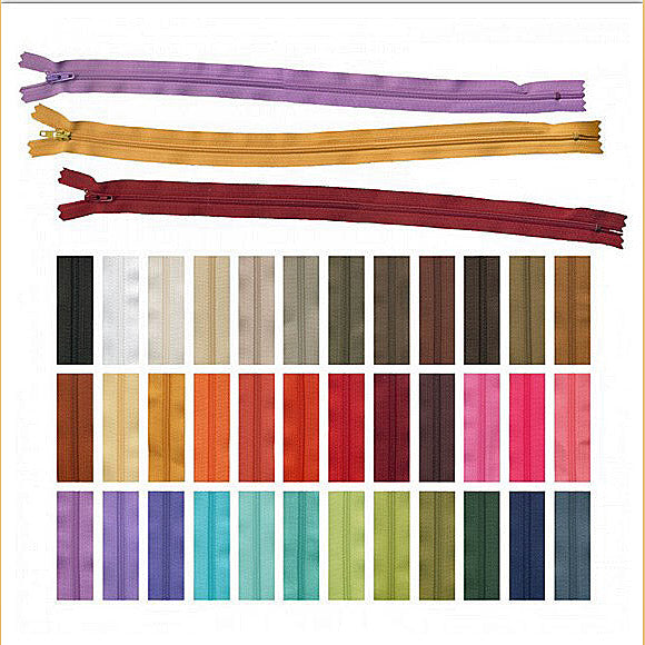 Get playful with the Atkinson Design Zipper - 14" long! Easily cut to your desired length and available in 36 colors, extra pulls for this 14" zipper are available separately for endless possibilities. Easy to use and versatile, it's perfect for all your projects. Photos shows available colors.