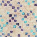 Batik - Cream/Multi Checkerboard (6152)
