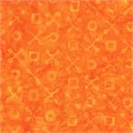 Batik - Orange XO (6151)