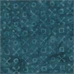 Batik - Teal XO (6161)