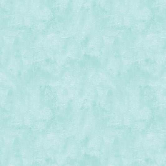 Chalk Texture 9488-04 is a light turquoise cotton fabric with a mottled tone on tone texture with lightly brushed markings.