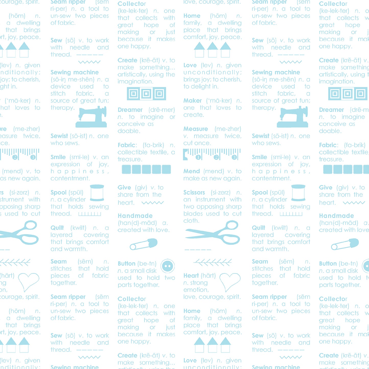 Maker Dictionary - White/Turquoise (13090-83)