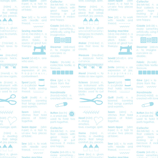 Maker Dictionary - White/Turquoise (13090-83)
